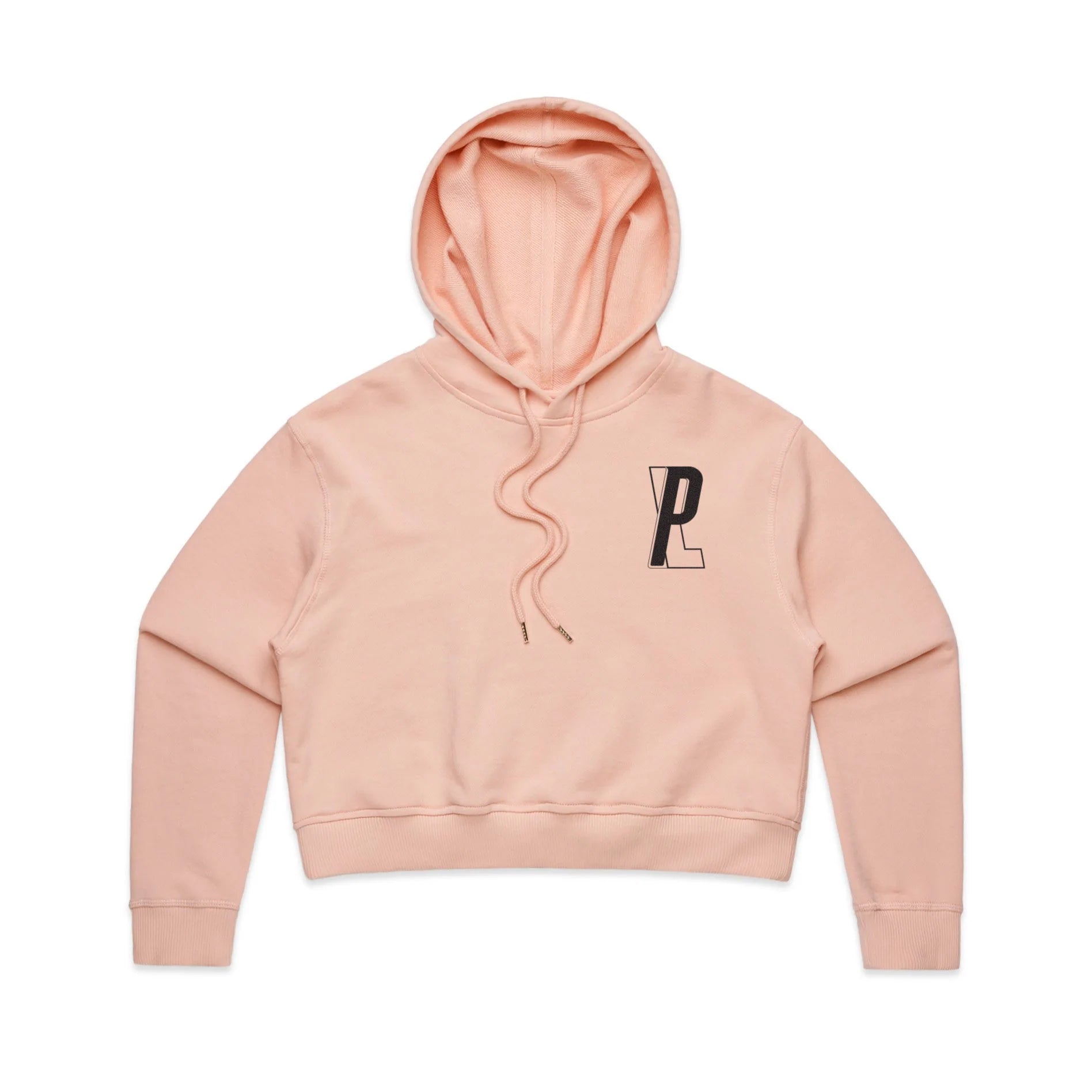 PIRATE LIFE WOMEN'S CROPPED PINK HOODIE